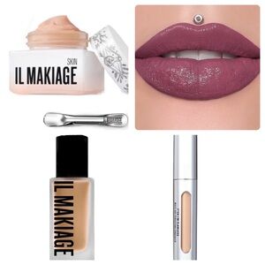 IL MAKIAGE Power Redo, Foundation 75, Concealer 3.5, JEFFREE STAR Gloss Improper